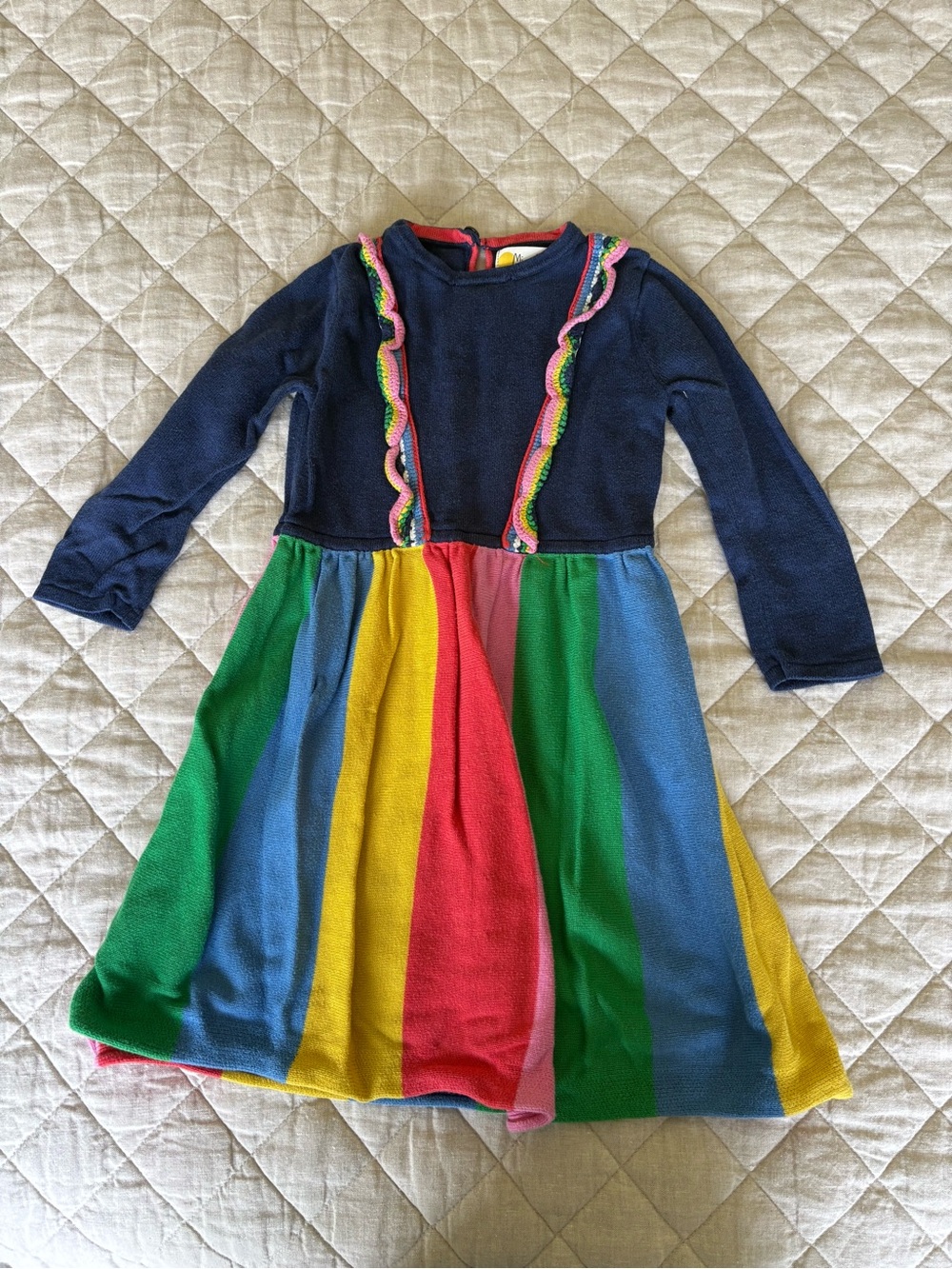 Mini Boden Rainbow Dress